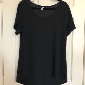 Sparkly, black, elegant LuLaRoe Classic T